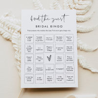 STELLA Finden Sie das Brautparty Bingo Game