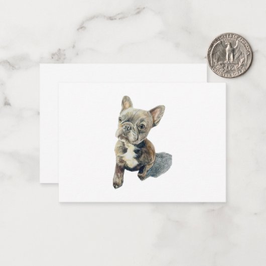 Stella Flat Note Card Mitteilungskarte (Vorderseite/Rückseite Beispiel)