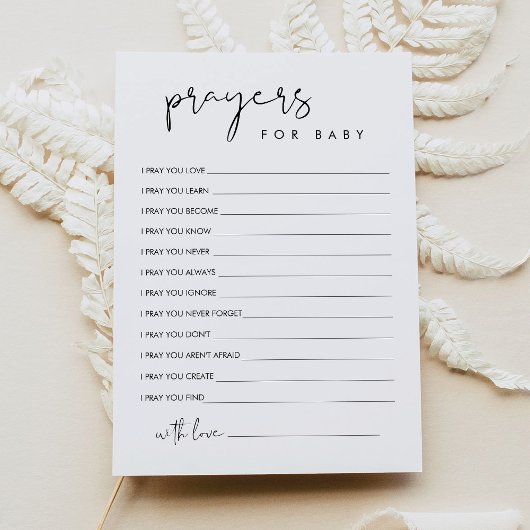 STELLA-Gebete für Babyberatungskarte Einladung