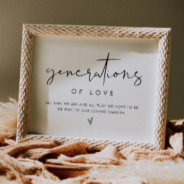 STELLA-Generationen des Zeichens von Lieben Poster