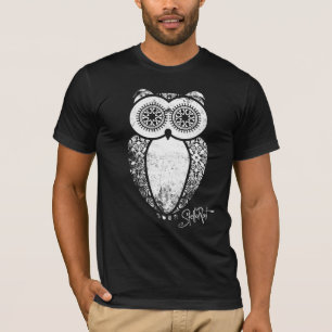 Stella Hootie-Shirt Weiß Grunge T-Shirt