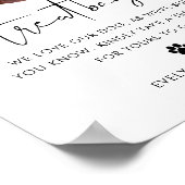 STELLA Hund Leckerei Bag, Biscuit Bar Pet Hochzeit Poster (Ecke)