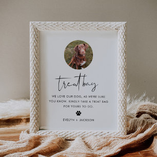 STELLA Hund Leckerei Bag, Biscuit Bar Pet Hochzeit Poster