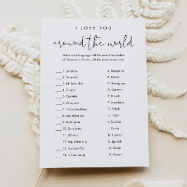 STELLA I Liebe Sie rund um das Bridal-Weltspiel Einladung