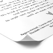 STELLA im Liebesgedächtniszeichen Poster (Ecke)