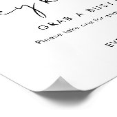 STELLA Kids beschäftigt Bag Wedding Sign Poster (Ecke)