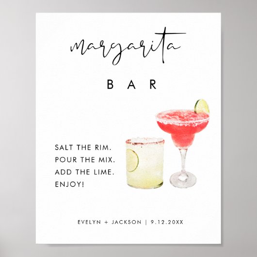 STELLA Margarita Bar Sign Poster (Vorne)