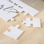 STELLA Minimal Foto Flower Girl Vorschlag Puzzle (Seite)