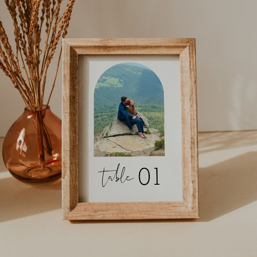 STELLA MINIMALISTISCH FOTO TISCHNUMMER 12X18