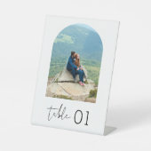 STELLA MINIMALISTISCH FOTO TISCHNUMMER 12X18 SOCKELSCHILD (Vorderseite)