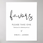 STELLA Minimalistische Gastgeschenke Hochzeiten un Poster (Vorne)