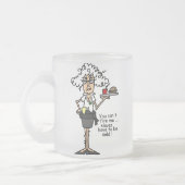 Stella mit Haltung Humor Mattglastasse (Links)