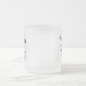 Stella mit Haltung Humor Mattglastasse (Mittel)