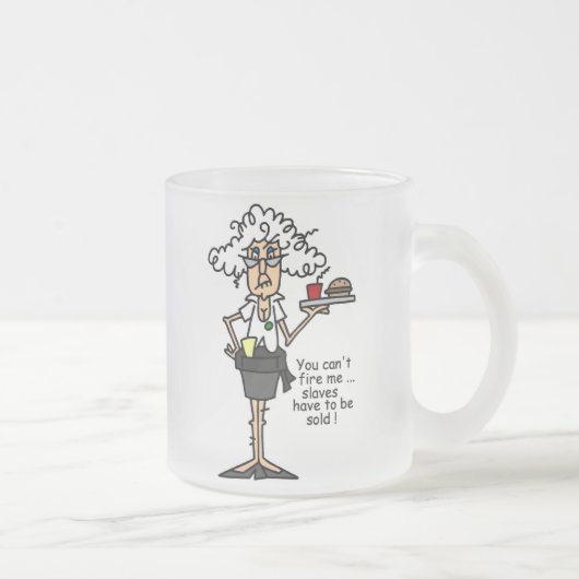 Stella mit Haltung Humor Mattglastasse (Rechts)