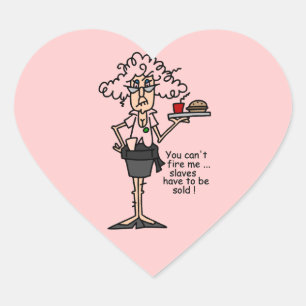 Stella mit Haltungs-Spaß Herz-Aufkleber