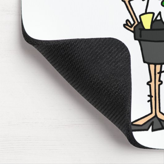 Stella mit Haltungs-Spaß Mousepad (Ecke)