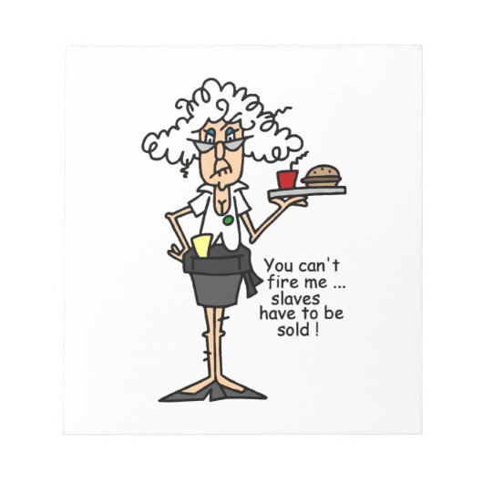 Stella mit Haltungs-Spaß Notizblock (Vorderseite)