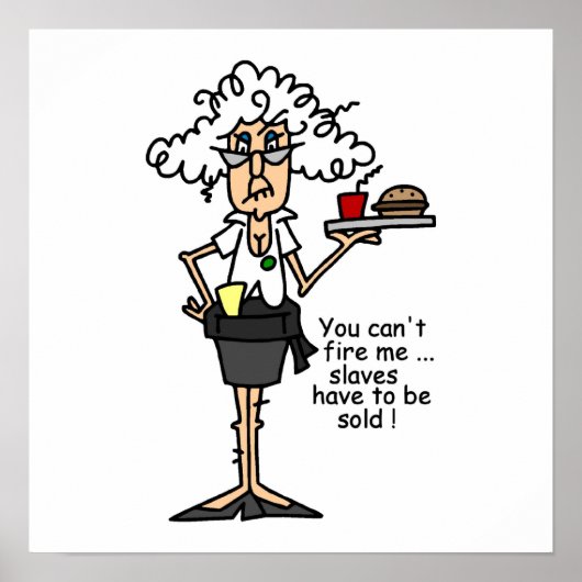 Stella mit Haltungs-Spaß Poster (Vorne)