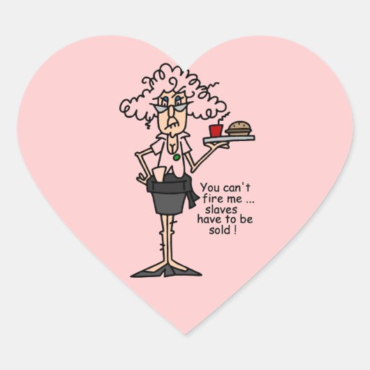 Stella mit Spaß Herz-Aufkleber (Vorderseite)