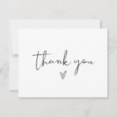 STELLA Modern Minimalistisch Danke-Karte Einladung (Vorderseite)