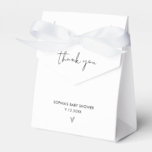 STELLA Moderne Minimalistische Babydusche Geschenkschachtel