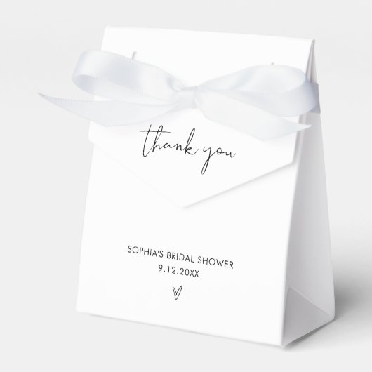 STELLA Modernes Minimalistisches Brautparty Geschenkschachtel (Vorderseite)