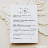 STELLA Movie Trivia Brautparty Game Einladung