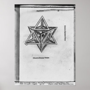 Stella octangula, aus "De Divina Proportione" Poster
