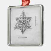 Stella octangula, von 'De Divina Proportione' Ornament Aus Metall (Links)