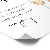 STELLA Pimp Ihr Prosecco Mimosa Zeichen Poster (Ecke)