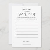 STELLA rät die süße Spielkarte des Schlamassel Einladung (Vorderseite)