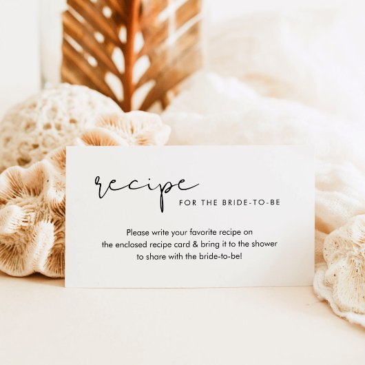 STELLA Rezept Einsteckkarte Visitenkarte