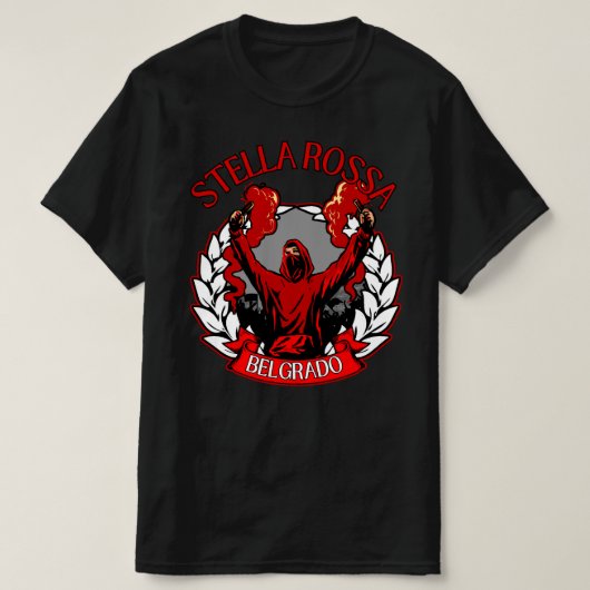 Stella Rossa Belgrado ULTRAS T-Shirt (Design vorne)