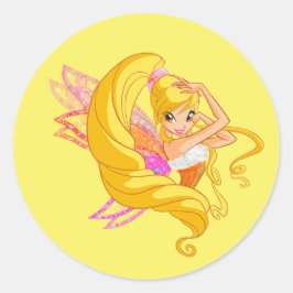 Stella Runder Aufkleber