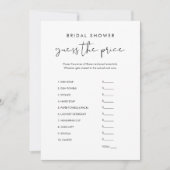 STELLA schätzt das Brautparty zum richtigen Preis Einladung (Vorderseite)