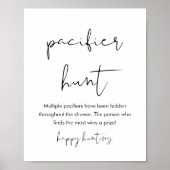 STELLA Schnuller Hunt Baby Showspielzeichen Poster (Vorne)