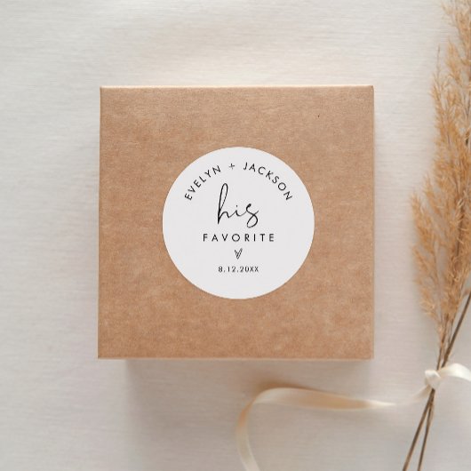 STELLA Seine Lieblings-Leckerei favorisiert 1,5" ( Runder Aufkleber