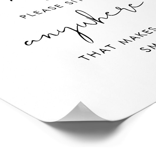 STELLA Sit Überall, kein zugewiesener Platz für Ho Poster (Ecke)