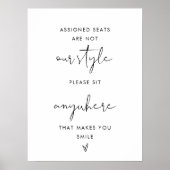 STELLA Sit Überall, kein zugewiesener Sitz Hochzei Poster (Vorne)