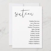 STELLA-Sitzkarte - TABELLE 16 Einladung (Rückseite)