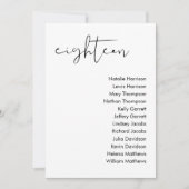 STELLA-Sitzkarte - TABELLE 18 Einladung (Vorderseite)