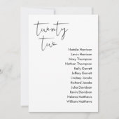 STELLA-Sitzkarte - TABELLE 22 Einladung (Vorderseite)