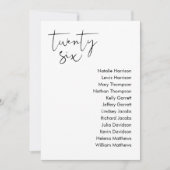 STELLA-Sitzkarte - TABELLE 26 Einladung (Vorderseite)