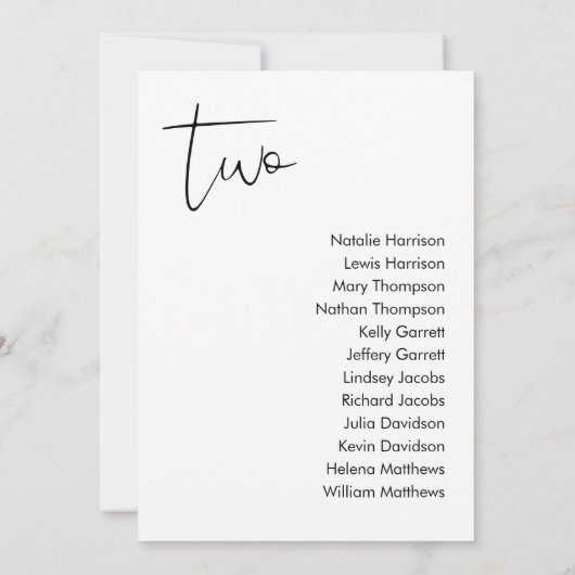 STELLA-Sitzkarte - TABELLE 2 Einladung (Rückseite)