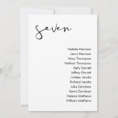 STELLA-Sitzkarte - TABELLE 7 Einladung (Rückseite)