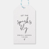 STELLA Sparkler Send Off, Let Sparks Fly Card Geschenkanhänger (Rückseite)