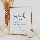 STELLA Spätnachts Snacks Hochzeitszeichen Poster