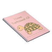 Stella-Stern-Schildkröten-Notizbuch (Rosa) Notizblock (Rechte Seite)
