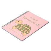 Stella-Stern-Schildkröten-Notizbuch (Rosa) Notizblock (Linke Seite)
