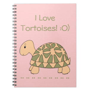 Stella-Stern-Schildkröten-Notizbuch (Rosa) Notizblock